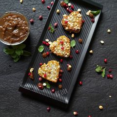 A picture of Vrat Wale Heart Bites (Fasting Recipe).