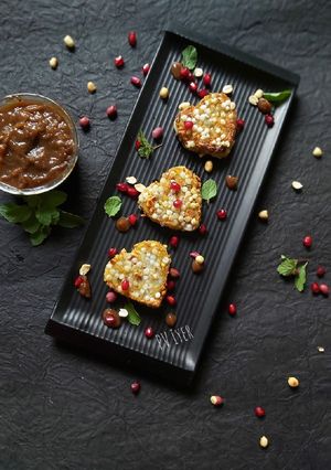 A picture of Vrat Wale Heart Bites (Fasting Recipe).