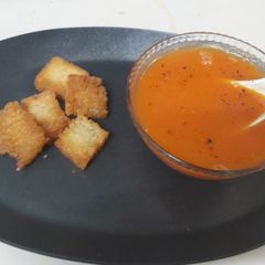 A picture of Tomato soup.