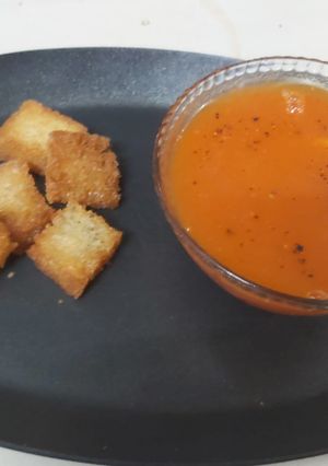 A picture of Tomato soup.