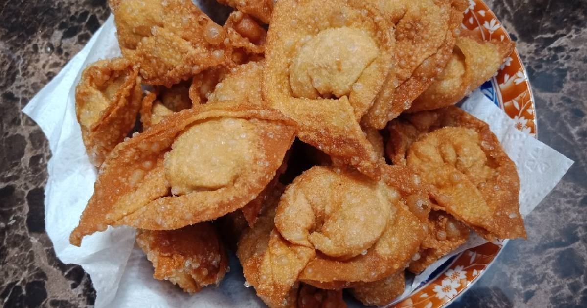 Resep Pangsit Goreng Isi Ayam Oleh Mama G Cookpad