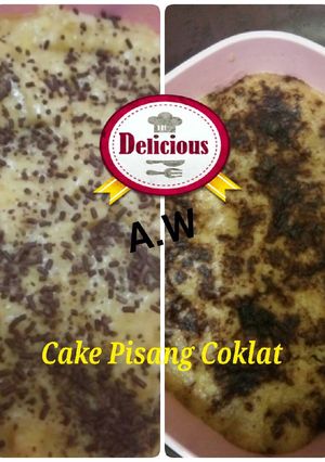 Foto resep Cake Pisang Coklat 1+
