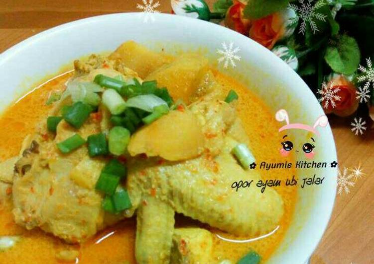 ✴ Opor Ayam Ubi jalar Pedas ✴