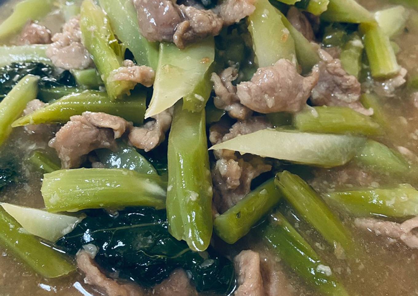 Pork ca Kailan