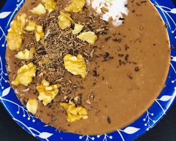 Latest Recipe Chocolate sweet potatoes smoothie bowl Yummy