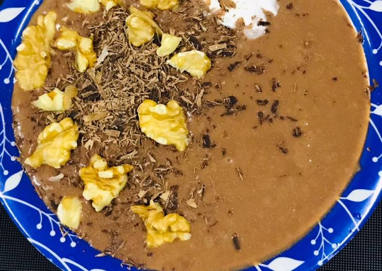 Simple Way to Make Ultimate Chocolate sweet potatoes smoothie bowl