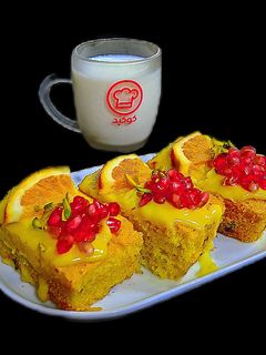 عکسی از دستور کیک با طعم بهشتی