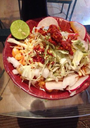 A picture of Pozole El 26 Style.