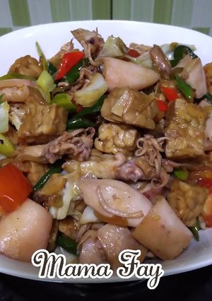 Foto resep Cumi Asin Cabe Ijo