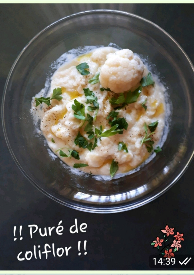 Una foto de Puré de Coliflor