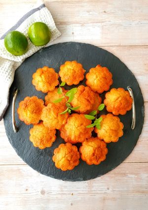Une photo de Muffins bananes coco citron vert