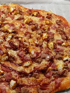 Una foto de Pizza barbacoa estilo Telepizza