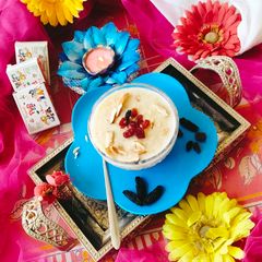 A picture of APPLE DATES KHEER/ APPLE PAYASAM / KHEER 😋.