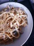Tagliatelles crémeuses à l'ail et aux champignons #tablierdor2023