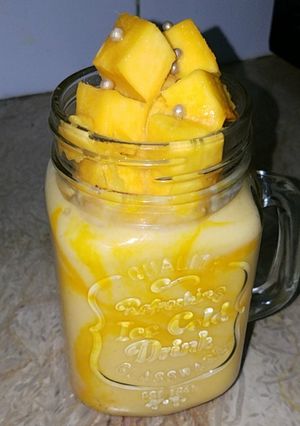 A picture of Mango Lassi.