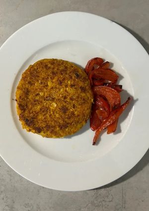 Foto di Hamburger di ceci con Philadelphia