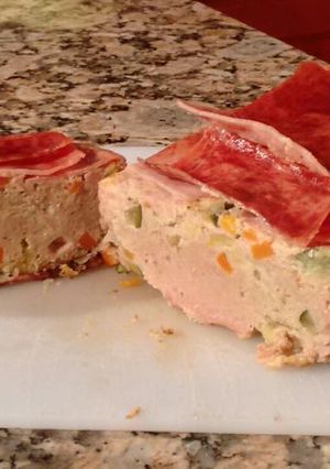 Una foto de Terrina de pollo con vegetales