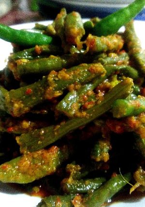 Foto resep Tumis kacang panjang berbumbu