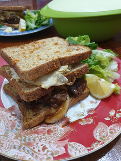 Foto resep Beef blackpepper sandwich