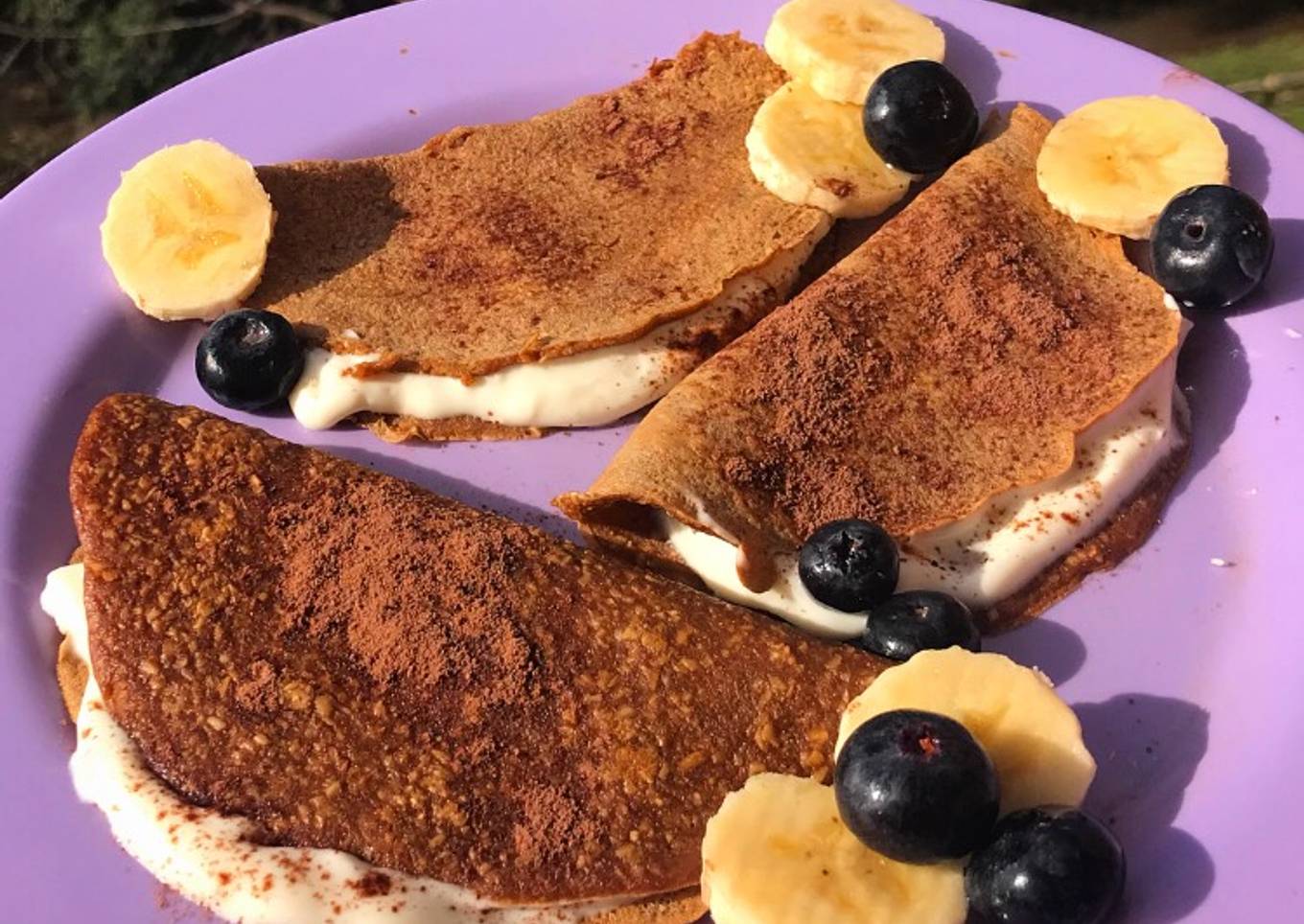 Panqueques de tiramisú saludable! Una delicia!