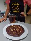 Brownie saludable al sartén