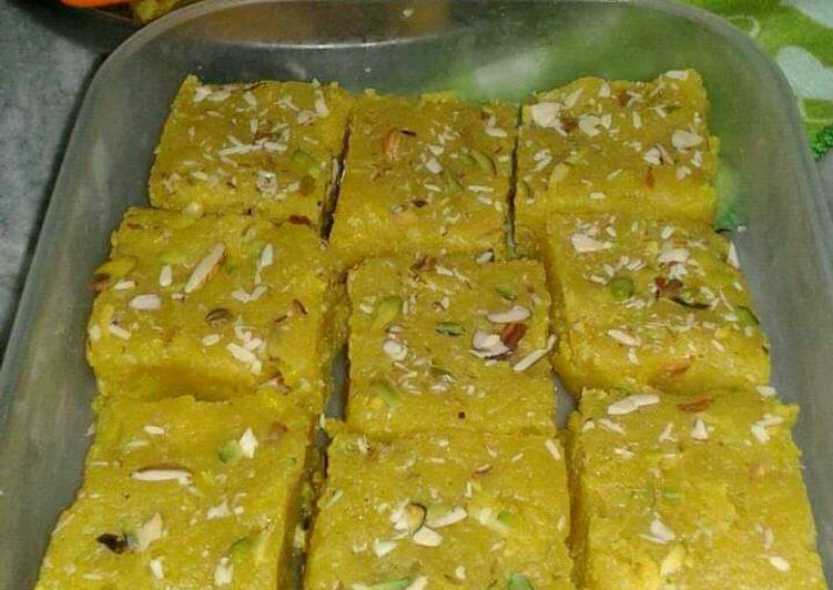 Step-by-Step Guide to Make Super Quick Homemade Moongdaal burfi