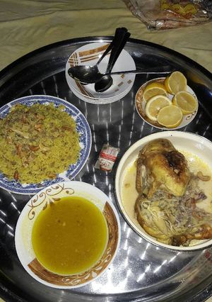 صورة لوصفة الدجاج المحشي
