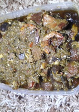 A picture of Ofada Sauce.
