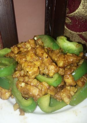 Foto resep Orek tempe paprika