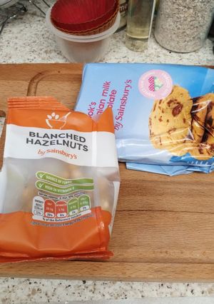 A picture of Hazelnut chocolate bar.