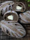 (Sourdough Discard) Choco Raisin Cheese Bread