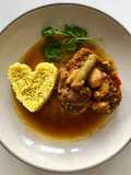 Pigeon Fodder Curry  with jackfruit seeds, pigeon peas and drumsticks
