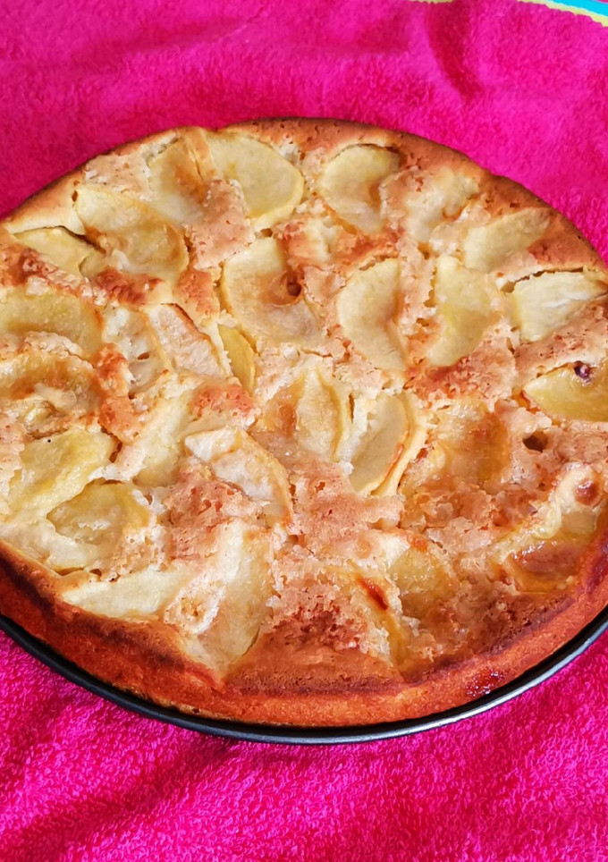 Una foto de Tarta de manzana sin gluten