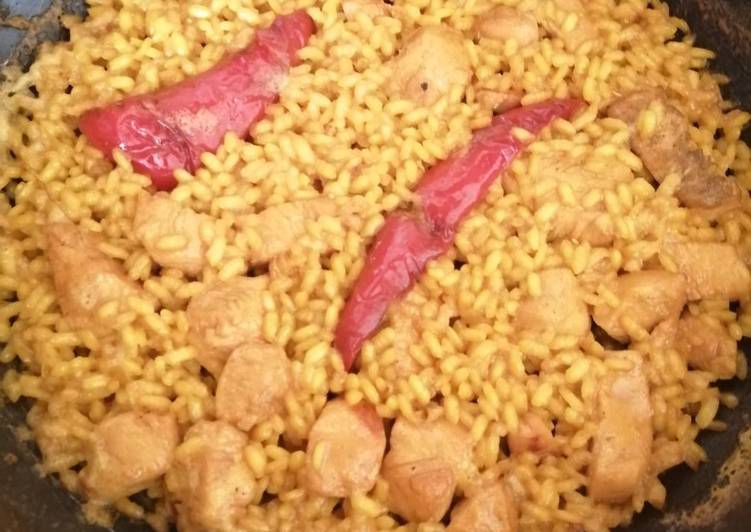 Arroz con pechuga de pollo
