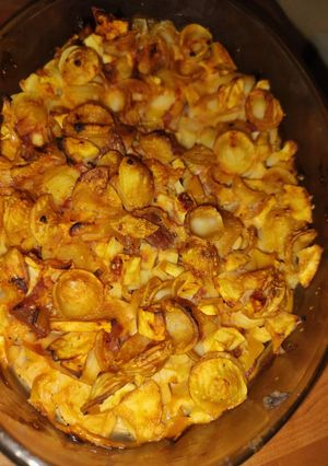 Une photo de Gratin de pâtes aux légumes