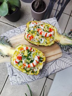 Una foto de Ensalada hawaiana