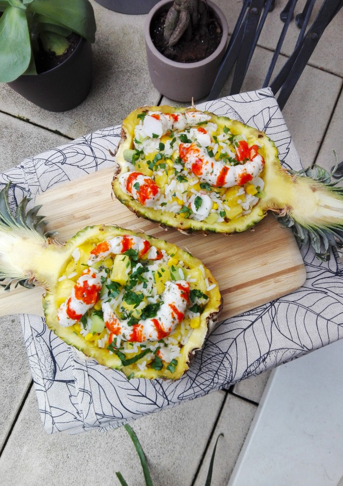 Una foto de Ensalada hawaiana