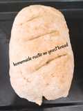 Homemade rustic no yeast bread 🍞