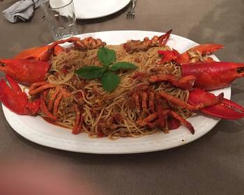 New Recipe Spaghetti allaragosta Lobster Home Style