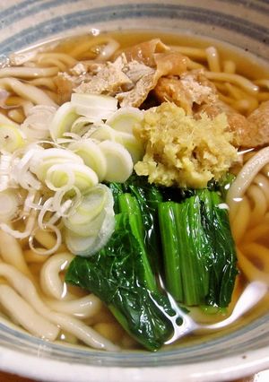 A picture of Delicious Kitsune Udon.
