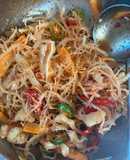 Tai heo trộn rong sụn sốt thái