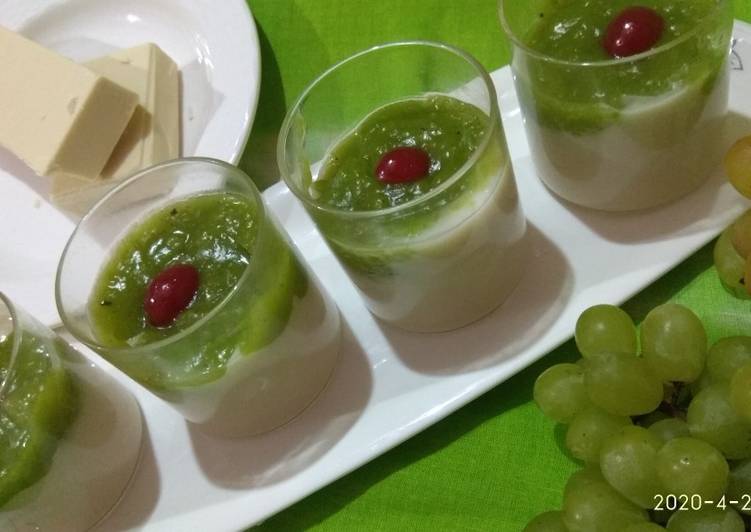 Recipe of Perfect Green grapes and white chocolate delight