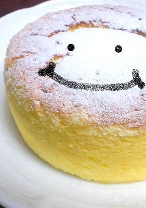 A picture of Easy 3-Ingredient Soufflé Cheesecake.