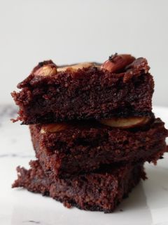 Una foto de Brownie de porotos 😍