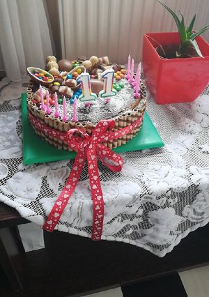Kinder pinguin torta recept fotója