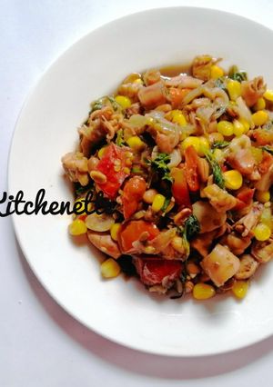 Foto resep Onseng Cumi Asin Tempe Jagung Tauco