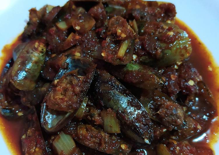 Kerang Hijau Masak Saus Tiram