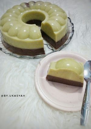 Foto resep Puding Alpukat Lapis Cokelat