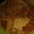 Pollo arvejado
