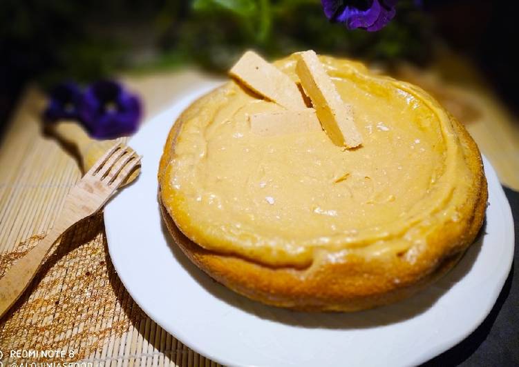 馃寛Tarta de Queso con Crema de Turr贸n Sin Gluten 馃寛 en Olla GM sin presi贸n